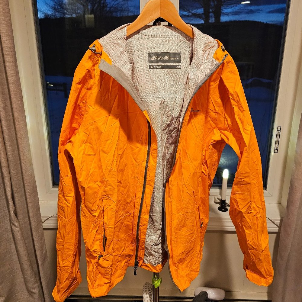 Men's Eddie Bauer Cloud Cap Rain Jacket - Ultralight / Hiking Raincoat